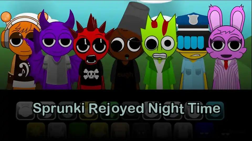 Sprunki Rejoyed Night Time
