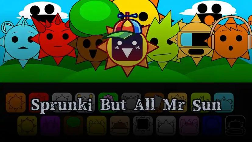 Sprunki But All Mr Sun